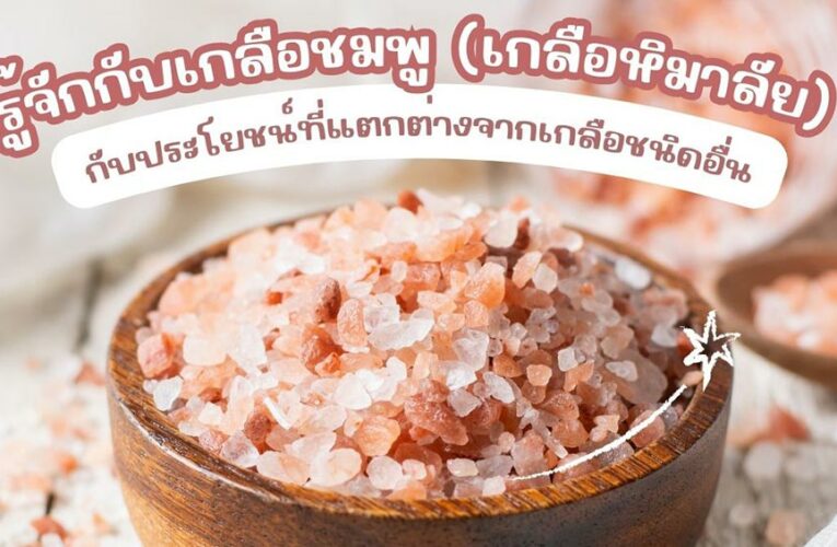 เกลือหิมาลัย (Himalayan Salt) เกลือธรรมชาติเพื่อคนรักสุขภาพ